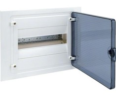 Hager Polo Hager Modulinė skirstomoji plokštė GOLF 1x12 įleidžiama IP40 su skaidriomis durelėmis - VF112TD