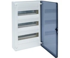 Hager Polo Hager Modulis skirstomasis skydas Golf 3x12 paviršiaus IP40 skaidrios durys VS312TD