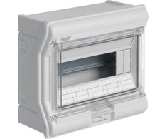 Hager Polo Hager Vektorius II modulinis perjungimo įrenginys 1x10 paviršiaus IP55 (VE110L)