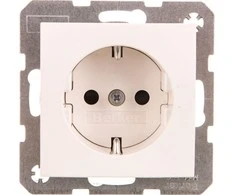 Wexe Hager S.1 / B.1 / B.3 / B.7 Glas Vieno lizdo SCHUKO snieglentė 47231909