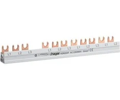Hager SZY.GRZ.WID.POZ.4P 10MM2 DO RCC.4P+MCB/S