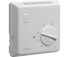 Hager Termostat 230V 10A 5-30 °C IP30 balta (EK054)
