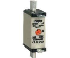 Hager NH000 saugiklis įterpti 63A gG 500V WT-000 (LNH0063MK)