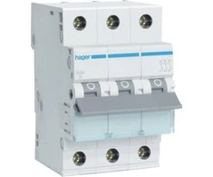 Hager Polo Hager Jungiklis 3P C 2A 6kA AC MCN302E