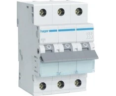 Hager Grandinės pertraukiklis 3P C 4A 6kA AC MCN304E