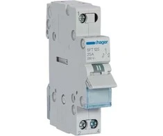 Hager MOD.PRZ.INS.I-0-II POINT.COOR. IŠ VIRŠUS 1P 25