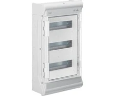 Hager Polo Hager 3x12 modulio skirstomojo skydo paviršius IP65 Vektorius VE312SN