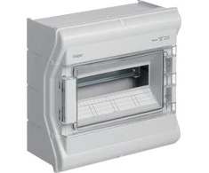 Hager Polo VE112SN Moduliniai skirstomieji įrenginiai 1x12, montuojami ant paviršiaus, atsparūs UV spinduliams IP65 Vector VE112SN