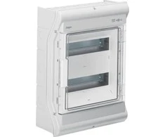 Hager Polo VE212PN Moduliniai skirstomieji įrenginiai 2x12, montuojami ant paviršiaus, atsparūs UV spinduliams IP65 Vector VE212PN