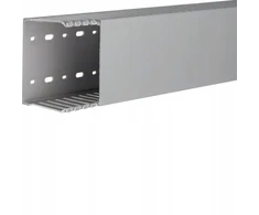 Hager Polo DNG7510007030B tehaselito šukuotas kanalas DNG 75x100mm PVC pilkas DNG7510007030B /2m/