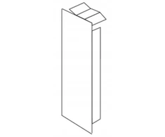 Hager tehalit.LF Galinė dalis 60x150mm balta LF6015069016