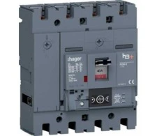 Hager Automatinis jungiklis 3P 40A 70kA h3+ P250 Energy HET041NR