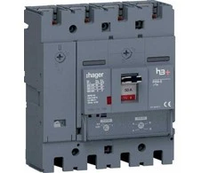 Hager Automatinis jungiklis 4P 50A 70kA h3+ P250 TM HET051DR