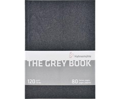 Hahnemühle HAHNEMUHLE THE GRAY BOOK - eskizų knygelė pilkais puslapiais 120g 40 lapų A5 universali