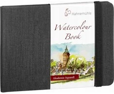 Hahnemühle akvarelės albumas A5 peizažo formatas 60 puslapių 200 g