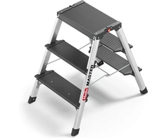 Hailo Hailo Master D70 2-3 Steps Double-Sided Folding Ladder