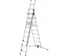Hailo HAILO S100 Hailo ProfiLOT ladder combinable aluminum / 2x9+1x8 steps 039309507