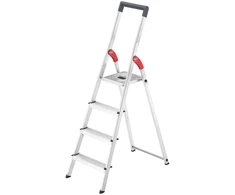 Hailo L51 4-step Aliuminio Safety Stepladder (8150417)