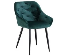 Dining room chair Halmar K487. dark žalias