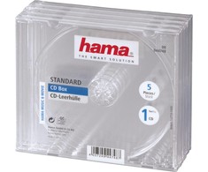 Hama OPAK. CD-BOX 5 SZT TRANSP.