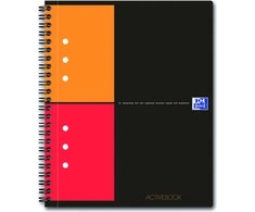 Hamelin Sąsiuvinis su spirale OXFORD ACTIVEBOOK, A5, 80 lapų, langeliais
