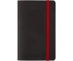 Hamelin OXFORD Juodas N´Raudonas BUSINESS JOURNAL SOFT COVER A6 Juodas