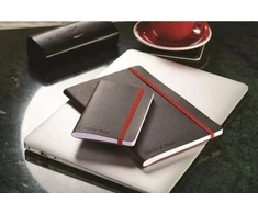Hamelin OXFORD Juodas N´Raudonas BUSINESS JOURNAL SOFT COVER A6 Juodas