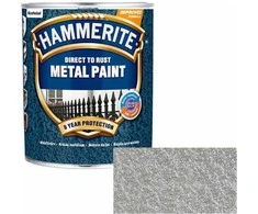 Metalo dažai HAMMERITE HAMMERED FINISH, sidabro sp., 750 ml