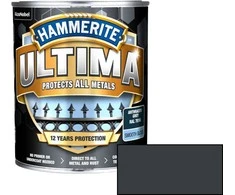 Emaliniai dažai HAMMERITE ULTIMA SMOOTH, blizgūs, antracito sp., 2,2 l