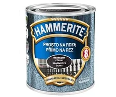 Hammerite Tiesiog nuo Rūdžių dažai metalui plaktuko efektas juoda 0,7L