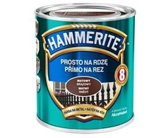 Hammerite Prosto na Rdzę farba do metalu efekt matinė juoda 0,7L