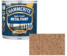 Metalo dažai HAMMERITE HAMMERED FINISH, rudos sp., 750 ml