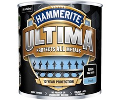 Hammerite Hammerite Ultima Metalmaling - Sort - RAL 9005 - 250 ml.