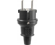 HAND Wtyczka ip44, 2p+su, 16a, juoda