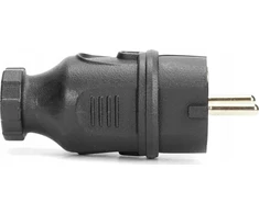 HAND Wtyczka ip44, 2p+su, 16a, juoda
