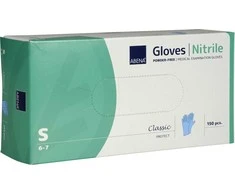 Handske Engangs Prime Source STANDARD str S uden Pudder Nitril AQL 1.5 Blå,150 stk/pk
