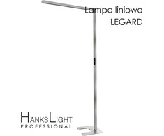 HanksLight Grindų lempa LED stovi lempa, aliuminis, 1200*2146mm, aukštyn 21W/žemyn36W, 4000K