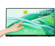 „Hannspree HT220CUA“ kompiuterio monitorius 54,5 cm (21,4 colio) 1920 x 1080 pikselių „Full HD“ LED lietimui jautrus ekranas, juodas