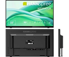 „Hannspree HT220CUA“ kompiuterio monitorius 54,5 cm (21,4 colio) 1920 x 1080 pikselių „Full HD“ LED lietimui jautrus ekranas, juodas