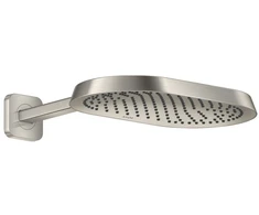 Hansgrohe AXOR ShowerSphere dušo galvutė 370/220 1jet su dušo laikikliu, spalva: Tauriųjų plienų optinė (39748800)