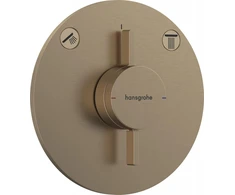 Hansgrohe DuoTurn S Maišytuvas su 2 išvadais, įmontuojamas, Spalva šlifuota bronza