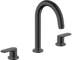 Hansgrohe Vernis Blend praustuvo maišytuvas, 3 angų EcoSmart praustuvo maišytuvas, matinė juoda