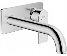 Hansgrohe iebūvējamā izlietnes maisītāja Vernis Shape virsapmetuma daļa, 2 caurumu, no sienas, hroms