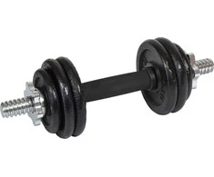 Eb Fit Lietinis hantelių rinkinys 7kg su dėklu