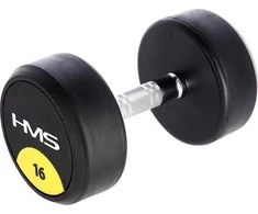 HMS HG PRO gumuotas hantelis 1 x 16 kg