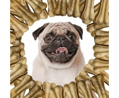 Happet Presuoti riestainiai su kaulais, ponas „Pretzel“, 10 cm, 30 vnt.