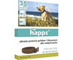 HAPPS BROS antkaklis 35 cm nuo blusų ir erkių mažam šuniui