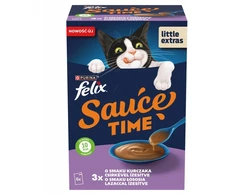 PURINA FELIX Sauce Gravy Liquid vištiena/Salmon6x40g