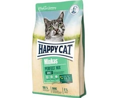 Happy Cat Mikas Tobulas Sumaišykite naminių paukščių, žuvų ir ėriukų 10 kg