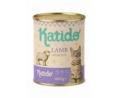 KATIDO ėriena – šlapias kačių maistas – 400g